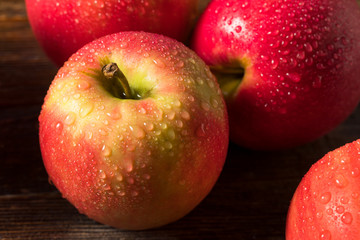 Poster - Raw Organic Red Fuji Apples