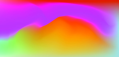 Aufkleber - Orange gradient background. Minimal simple backdrop in color field art style.