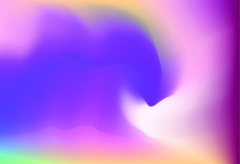 Poster - Iridescent holographic background with colorful gradient stains. Multicolored vivid blurred backdrop or wallpaper.