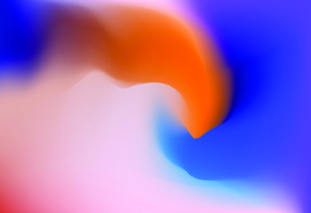 Poster - Iridescent holographic background with colorful gradient stains. Multicolored vivid blurred backdrop or wallpaper.