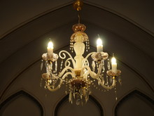 Chandelier In The Iranian House