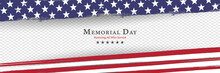 Memorial Day Background Vector Illustration - Honoring All Who Served