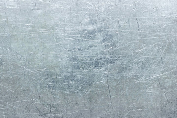 Light metal texture, background of crumpled aluminum sheet or stainless steel