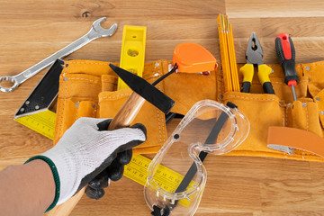 Construction equipment top view