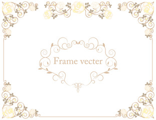 Wall Mural - frame vecter