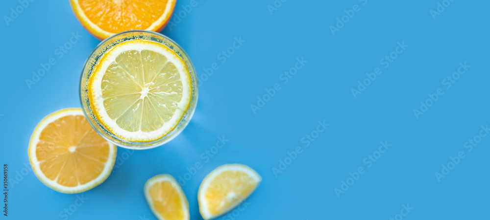 Refreshment banner in the heat. Healthy lifestyle and nutrition ...