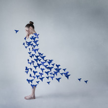 Dress Made Of Origami