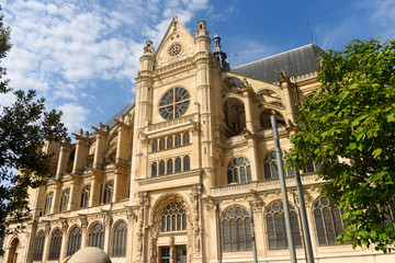 Sticker - Church of Saint Eustache in Paris, France (L’église Saint-Eustache)