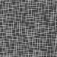 Poster - Vector abstract geometric seamless pattern. Background with stripes and dots. Monochrome geometric abstract urban design. Black and white backdrop. Repeating simple backgrounds. Modern stylish texture