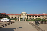 Fototapeta Krajobraz - Allahabad, Uttar Pradesh/India- May 14 2020: The main building of the Allahabad high court and the central dome.