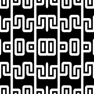 Seamless pattern with white zigzag lines