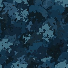 Camouflage Pattern Background. Classic Clothing Style Masking Camo Repeat Print