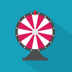 wheel of fortune icon- vector illustration