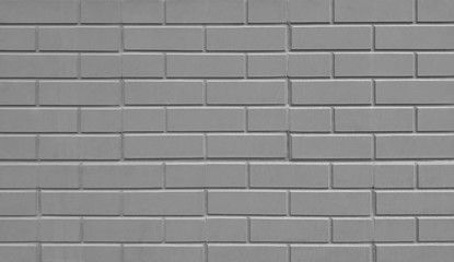 Wall Mural - Gray brick wall texture background