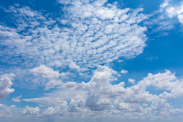 blue sky with clouds