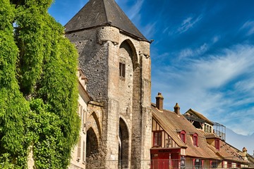 Canvas Print - Village de charme au bord de l'eau