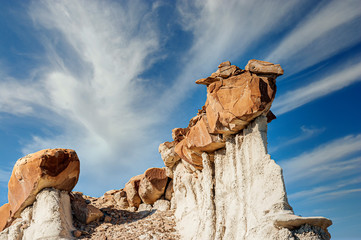 Poster - Bisti De-Na-Zin Hoodoo with Heavy Top