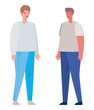 © Grgroup - Men avatars cartoons vector design