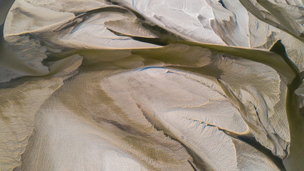  sandbanks on the Vistula River photographed from a drone