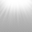 © Vector light Studio - Vector transparent sunlight special lens flash light effect.front sun lens flash. Vector blur in the light of radiance.