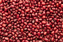 Top View Macro Photo Of Small Red Beans