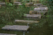 Reflection Of Rocks In Lake