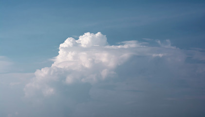 Wall Mural - Beutyful blue sky with white cloud