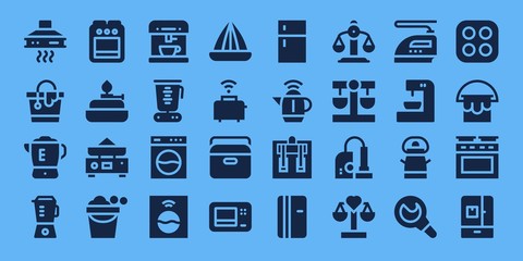 Sticker - appliance icon set