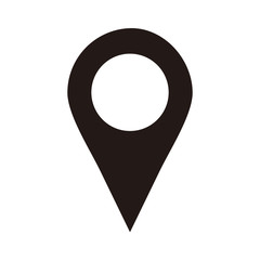 Pin map icon illustration symbol