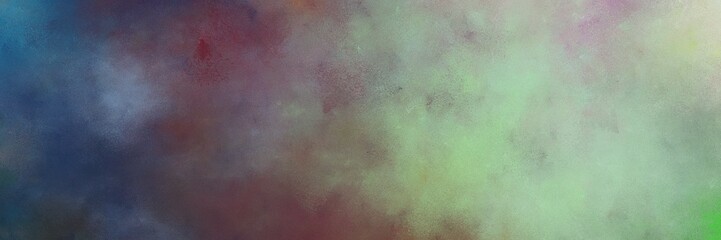 Aufkleber - beautiful abstract painting background graphic with dark sea green and old mauve colors and space for text or image. can be used as horizontal header or banner orientation