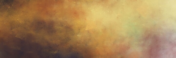 Poster - beautiful vintage abstract painted background with peru and pastel brown colors and space for text or image. can be used as horizontal background texture