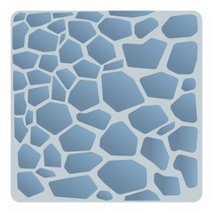 Poster - Garden stone paving icon. Cartoon of garden stone paving vector icon for web design isolated on white background