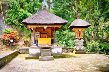 Wall Mural - Pura Gunung Kawi Temple in Ubud, Bali Island, Indonesia. Ancient carved in the stone temple with royal tombs.