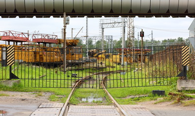 Railway station Obuhovo,  Saint Petersburg, Russia September 2017