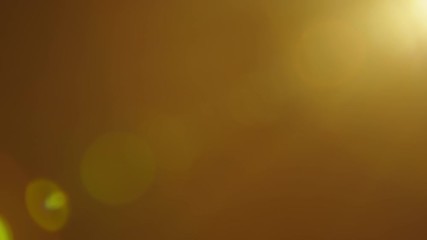 Wall Mural - beautiful play of light and lens flares on black background. organically captured warm effect