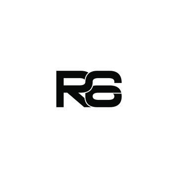 r6 letter original monogram logo design