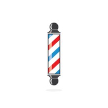 Barber Pole  Icon Logo Vector Icon