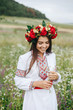 © nakonechnyi_o - Ukrainian girl in traditional Ukrainian clothes