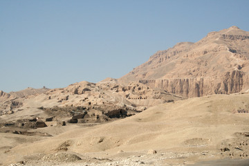 Mountains on the Nile photographed on vacation in winter