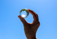 Crystal Ball And Blue Sky Free Stock Photo - Public Domain Pictures
