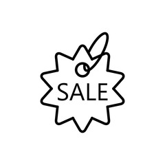 Sticker - Sale,Discount Icon Design Vector Template