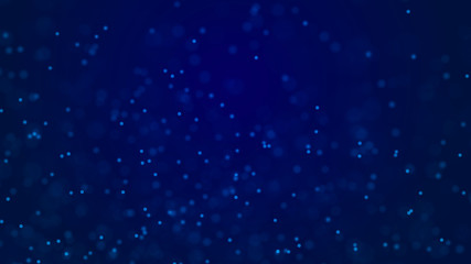 Poster - Abstract background of dust particles. Illustration of the cosmos. 3d rendering.