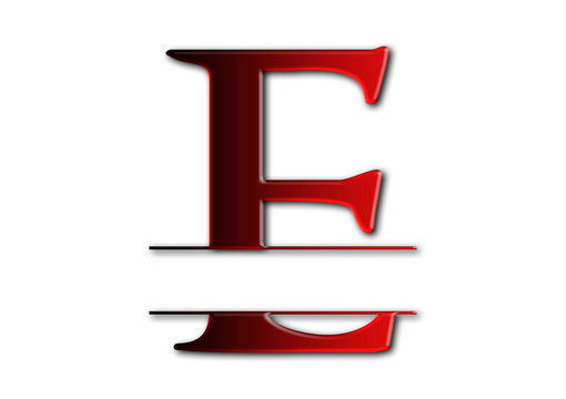 E, Buchstabe