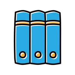 Poster - book hand drawn icon vector design