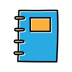 Poster - book hand drawn icon vector design