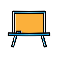Poster - whiteboard hand drawn icon vector design