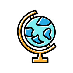 Poster - globe hand drawn icon vector design