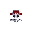 © fahmi - patriot shield logo. American shield logo template. Creative Shield Logo and Icon Template.