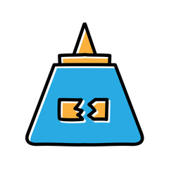 Poster - glue hand drawn icon vector design