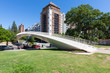 Argentina Cordoba pedestrian bridge  in Las Tejas park